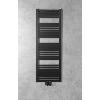 TONDI vykurovacie teleso rovné 450x1330 mm, stredové pripojenie, čierna mat DT476T
