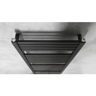 TONDI vykurovacie teleso rovné 450x1330 mm, stredové pripojenie, čierna mat DT476T
