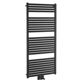 TONDI vykurovacie teleso rovné 600x1330 mm, stredové pripojenie, čierna mat DT486T