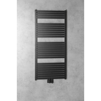 TONDI vykurovacie teleso rovné 600x1330 mm, stredové pripojenie, čierna mat DT486T