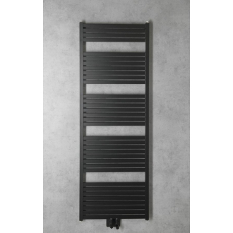 TONDI vykurovacie teleso rovné 600x1690 mm, stredové pripojenie, čierna mat DT496T