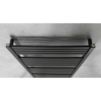 TONDI vykurovacie teleso rovné 600x1690 mm, stredové pripojenie, čierna mat DT496T