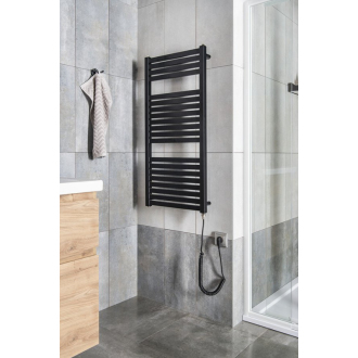 TONDI-E elektrické vykurovacie teleso rovné 450x970 mm, 300W, čierna mat DE456T