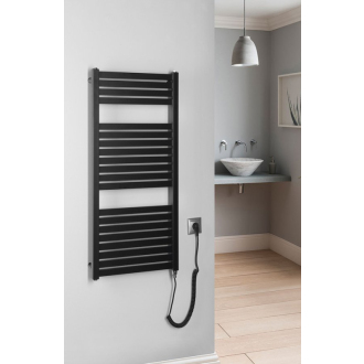TONDI-E elektrické vykurovacie teleso rovné 450x970 mm, 300W, čierna mat DE456T
