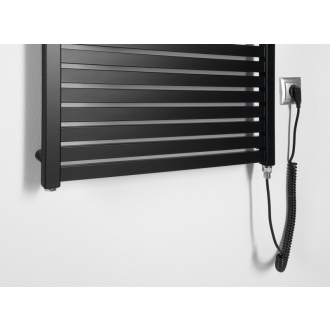 TONDI-E elektrické vykurovacie teleso rovné 600x970 mm, 400W, čierna mat DE466T