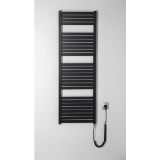 TONDI-E elektrické vykurovacie teleso rovné 450x1330 mm, 500W, čierna mat DE476T