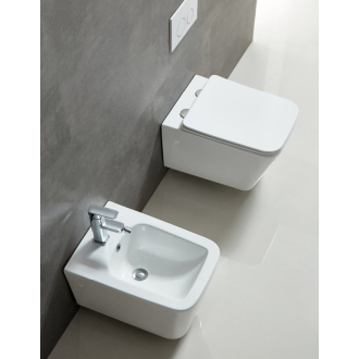 PORTO závesná WC misa, Rimless, 36x52 cm, biela PZ102WR