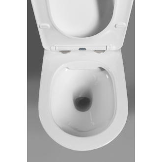 PACO závesná WC misa, Rimless, 36x53 cm, biela PZ1012WR