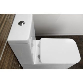 PORTO RIMLESS WC kombi, spodný/zadný odpad, biela PC102WR