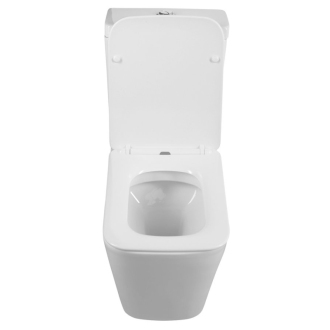 PORTO RIMLESS WC kombi, spodný/zadný odpad, biela PC102WR
