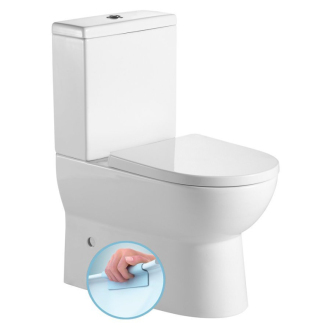 JALTA WC kombi, Rimless, spodný/zadný odpadPB103RW