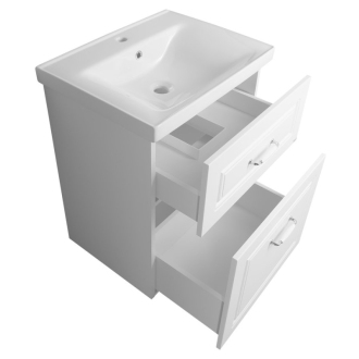 FAVOLO umývadlová skrinka 57x72,5x44,6cm, biela mat FV260
