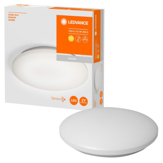 ORBIS kúpeľňové stropné svietidlo, priemer 300mm, senzor, 1400lm, 17W, IP44 AC36060002M