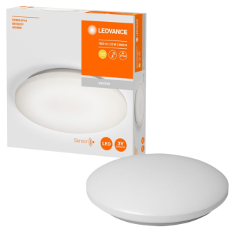 ORBIS kúpeľňové stropné svietidlo, priemer 400mm, senzor, 1800lm, 22W, IP44 AC36061002M
