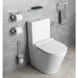 PIRENEI pevný držiak uterákov 410mm, chróm PI2213