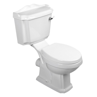 ANTIK WC kombi retro + sedátko, biela AK107-01