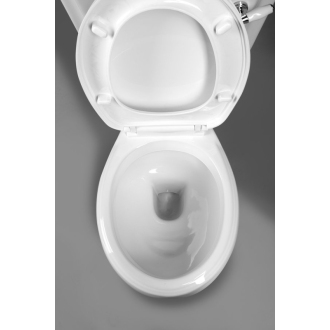 ANTIK WC kombi retro + sedátko, biela AK107-01