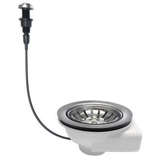 Drezový nerez výpust 6/4&quot;, s ovládaním 155.122.0