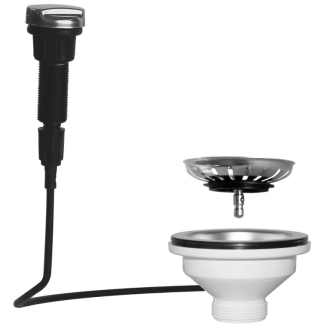 Drezový nerez výpust 6/4&quot;, s ovládaním 155.122.0