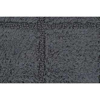 Aqualine DELHI Kúpeľňová predložka 50x80 cm s protišmykom, 100% polyester, sivá 1712300