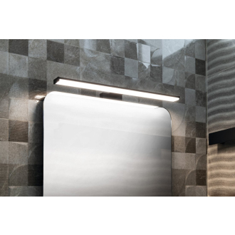 CHICAGO LED svietidlo, 400x120x40 mm, 8W, 230 V, plast, čierna mat