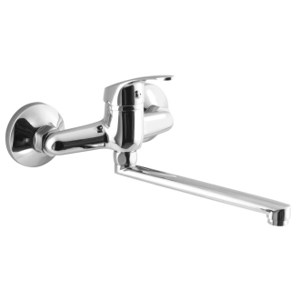 AQUALINE 35 nástenná batéria, ramienko ploché, 220 mm, chróm 52031