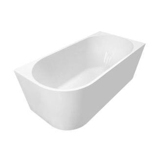 Aqualine TIBERA R voľne stojaca vaňa, 140x70 cm, biela E1055
