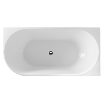 Aqualine TIBERA R voľne stojaca vaňa, 140x70 cm, biela E1055