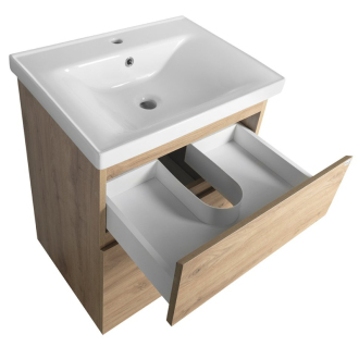 Aqualine ALTAIR umývadlová skrinka 57x72,5x45cm, dub emporio AI360