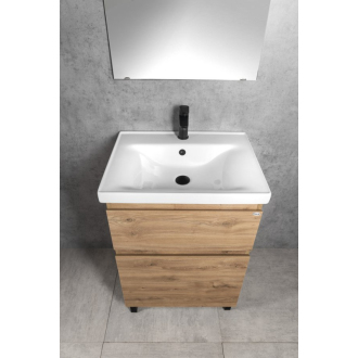 Aqualine ALTAIR umývadlová skrinka 57x72,5x45cm, dub emporio AI360
