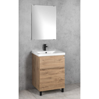 Aqualine ALTAIR umývadlová skrinka 57x72,5x45cm, dub emporio AI360