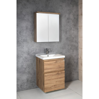 Aqualine ALTAIR umývadlová skrinka 57x72,5x45cm, dub emporio AI360