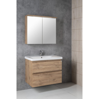 Aqualine ALTAIR umývadlová skrinka 86,5x60x45cm, dub emporio AI390