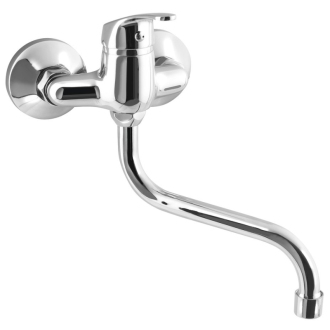 AQUALINE 35 nástenná batéria rozteč 100 mm, ramienko S, 177mm, chróm 52232