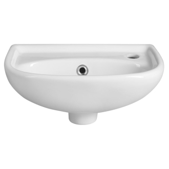 Aqualine Keramické umývadlo 40x25 cm, biela 4000