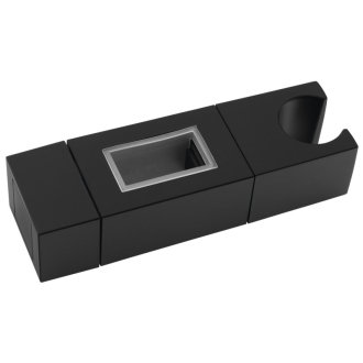 Držiak pre sprchovú tyč 30x15mm, ABS/čierna mat NDSC615