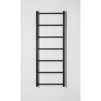 SHICK nástenný držiak uterákov 500x1344 mm, okrúhly, čierna mat SH500B