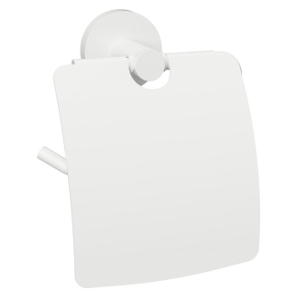 X-ROUND WHITE držiak toaletného papiera s krytom, biela XR732W