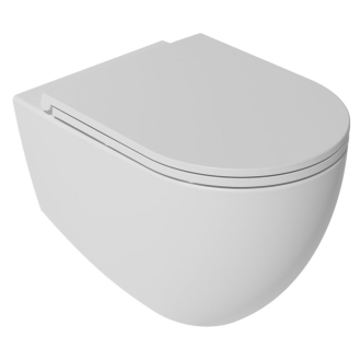 INFINITY WC sedátko, SLIM, odnímateľné, Soft Close, biela mat 40KF0201I-S