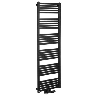 GRUNT vykurovacie teleso rovné 500x1610 mm, stredové pripojenie, čierna mat 600.123.6