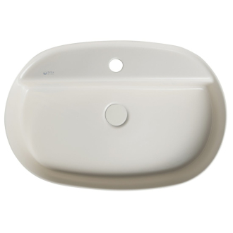 INFINITY OVAL keramické umývadlo na dosku, 60x40cm, ivory 10NF65060-2K