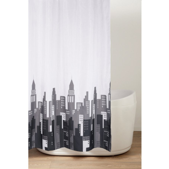 Aqualine Sprchový záves 180x200cm, polyester, mesto ZV030