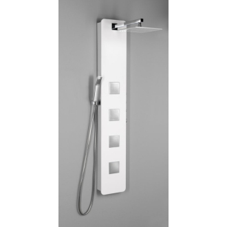 SPIRIT SQUARE termostatický sprchový panel 250x1550mm, biela 81151
