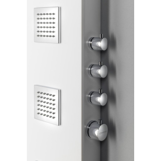 SPIRIT SQUARE termostatický sprchový panel 250x1550mm, biela 81151