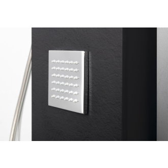 SPIRIT SQUARE termostatický sprchový panel 250x1550mm, čierna 81251