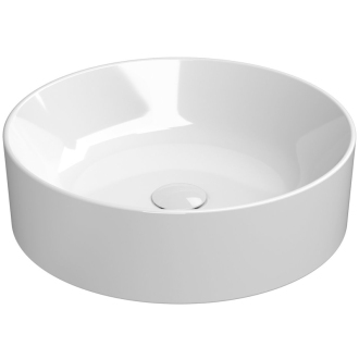 KUBE X keramické umývadlo na dosku priemer 45 cm, biela ExtraGlaze 942711
