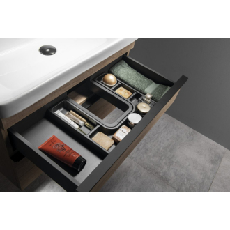 LINDO &quot;U&quot; organizér 372x36x323mm, plast, antracit LD001