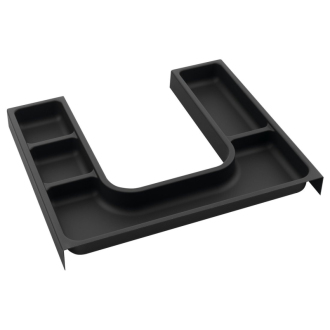 LINDO &quot;U&quot; organizér 372x36x323mm, plast, antracit LD001