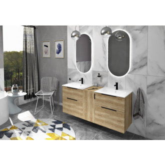 CIRASA umývadlová skrinka 59,2x64x46cm, dub Alabama CR601-2222