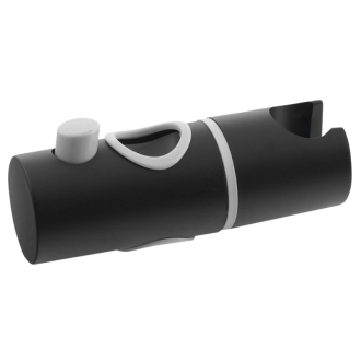 Držiak pre sprchovú tyč 25mm, ABS/čierna mat NDSL435